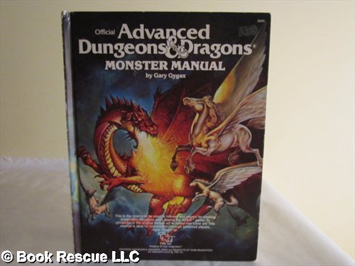 Stock image for Advanced Dungeons and Dragons Monster Manual for sale by Better World Books: West