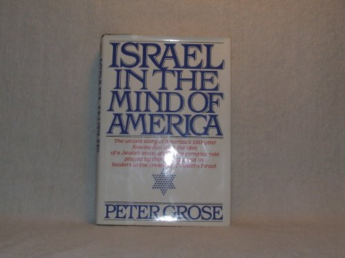 Beispielbild fr Israel in the Mind of America zum Verkauf von Wonder Book