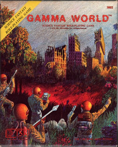 Gamma World Science Fantasy Role-Playing Game (1st edition boxed set) (9780394518794) by James Ward