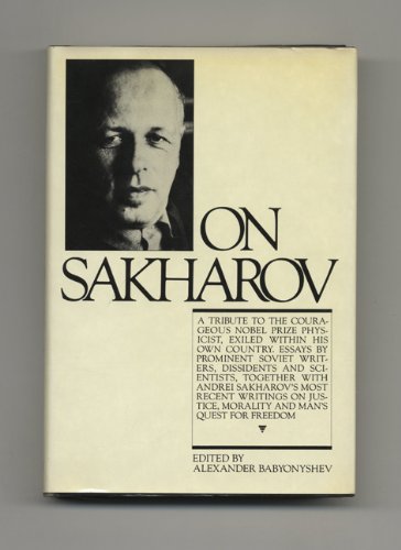 Stock image for On Sakharov for sale by Better World Books