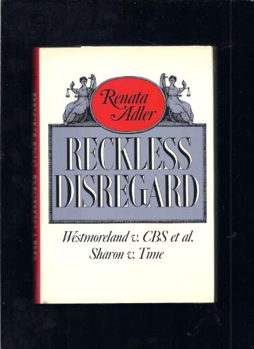 Stock image for Reckless Disregard for sale by Better World Books