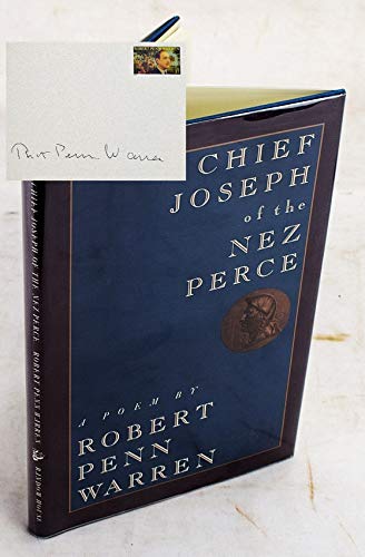CHIEF JOSEPH OF THE NEZ PERCE . A Poem