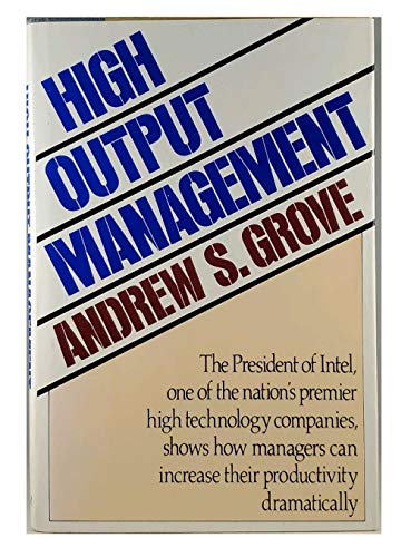 Stock image for High Output Management for sale by Your Online Bookstore