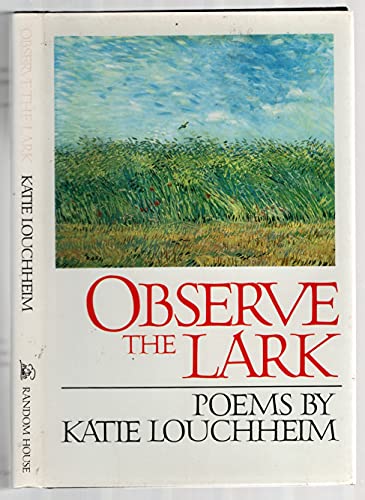 Stock image for Observe the Lark for sale by Rock Solid Books