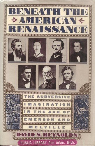 Imagen de archivo de Beneath the American Renaissance: The Subversive Imagination a la venta por ThriftBooks-Dallas