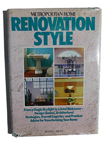 Stock image for Metropolitan Home Renovation Style for sale by Better World Books