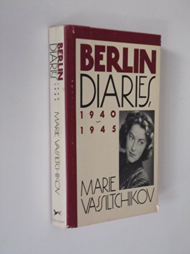 9780394556246: Berlin Diaries, 1940-1945