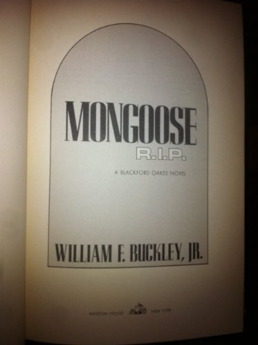 9780394559315: Mongoose R.I.P.: A Blackford Oakes Novel (The Blackford Oakes thrillers)