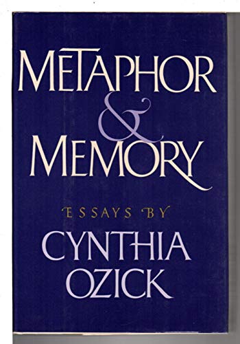 Imagen de archivo de Metaphor & Memory a la venta por Jenson Books Inc