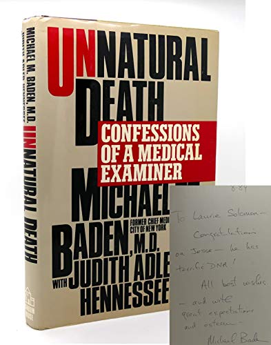 Stock image for Unnatural Death: Confessions of a Medical Examiner for sale by Gulf Coast Books