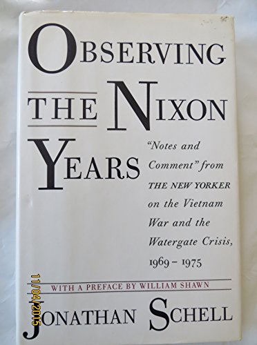 Immagine dell'editore per Observing Nixon Years venduto da ThriftBooks-Dallas