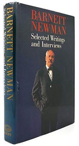 9780394580388: Barnett Newman: Selected Writings and Interviews