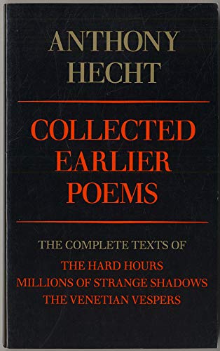 Beispielbild fr Collected Earlier Poems zum Verkauf von Better World Books