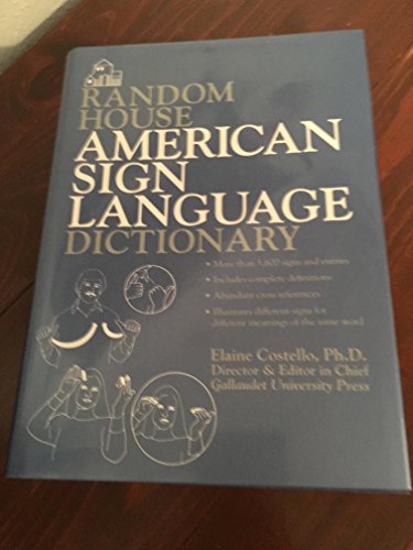 9780394585802: Rh Websters American Sign Lang Dict