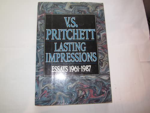 Stock image for Lasting Impressions: Essays 1961-1987 for sale by More Than Words