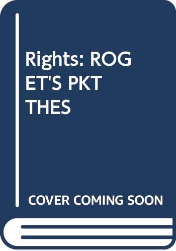 Rights: ROGET'S PKT THES (9780394596228) by ROGET, SAMUEL ROMILL