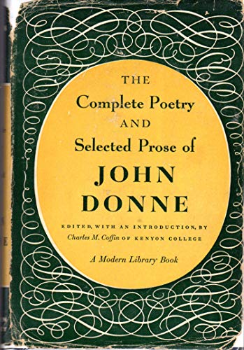 Stock image for Complete Poetry and Selected Prose of John Donne for sale by Better World Books