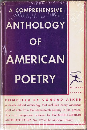 9780394601014: A Comprehensive Anthology of American Poetry