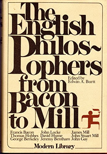 9780394604114: The English Philosophers from Bacon to Mill