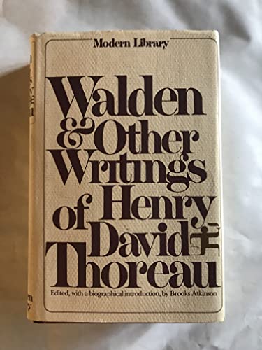 9780394604213: Walden & Other Writings