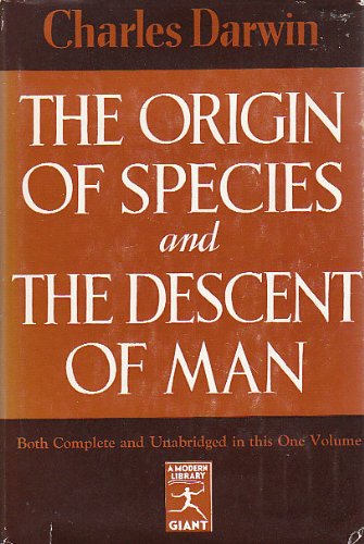 The Origin of Species and The Descent of Man (9780394607276) by Darwin, Charles Robert