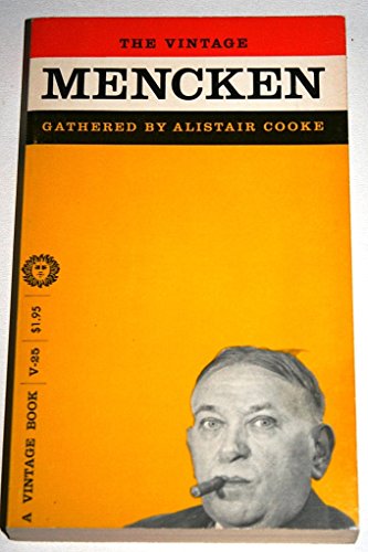 Stock image for The Vintage Mencken for sale by Better World Books: West