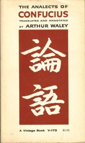 Beispielbild fr Analects Confucius zum Verkauf von Better World Books