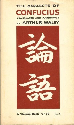 Stock image for Analects Confucius for sale by Better World Books