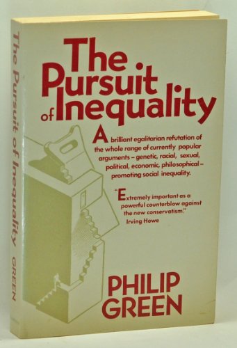 Imagen de archivo de The Pursuit of Inequality a la venta por Better World Books