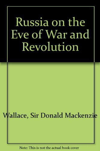 Beispielbild fr Russia on the Eve of War and Revolution zum Verkauf von Better World Books
