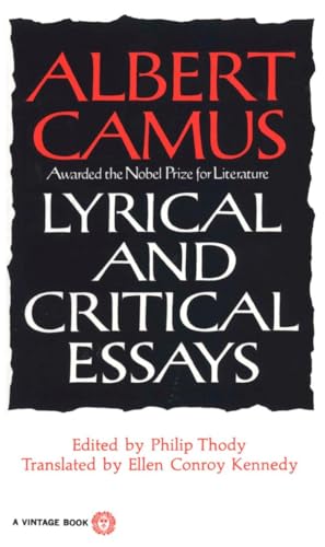 9780394708522: Lyrical and Critical Essays (Vintage International)