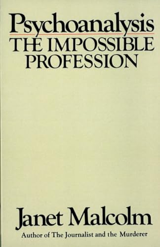 9780394710341: Psychoanalysis: The Impossible Profession