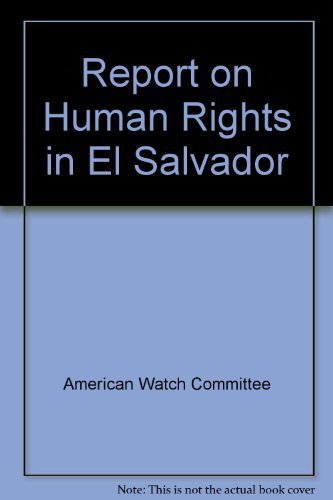 Imagen de archivo de Report on Human Rights in El Salvador, January 26, 1982 a la venta por Better World Books