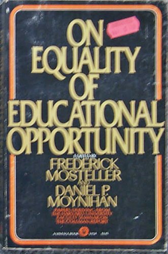 Beispielbild fr On equality of educational opportunity zum Verkauf von Wonder Book