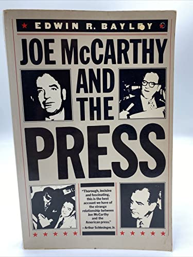 Imagen de archivo de Joe McCarthy and the Press a la venta por Better World Books