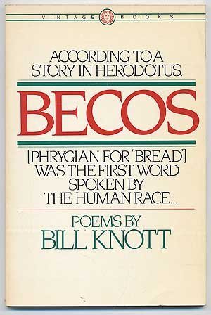 9780394714448: Becos: Poems