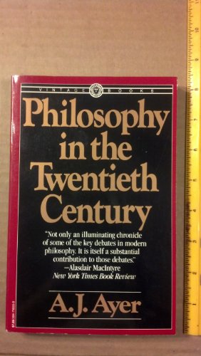 Beispielbild fr Philosophy in the Twentieth Century zum Verkauf von Better World Books