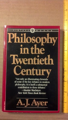 9780394716558: Philosophy in the Twentieth Century