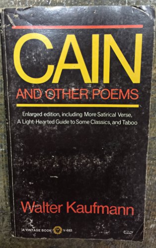 9780394716831: Cain, and other poems