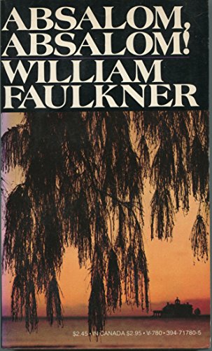 Absalom Absalom By Faulkner William Vintage Books New York
