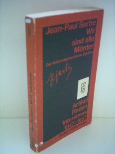9780394718088: The Philosophy of Jean-Paul Sartre