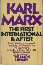 Stock image for Political Writings: The First International and After for sale by Better World Books