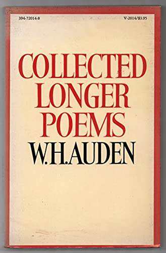 Collected Longer Poems (9780394720142) by Auden, W. H.