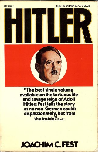 Beispielbild fr Hitler zum Verkauf von Better World Books