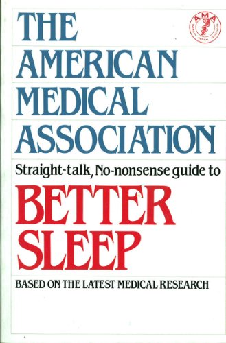 AMA GD TO BETTER SLEEP (9780394721538) by American Medical Association