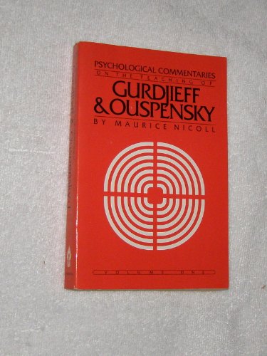 9780394723952: Psychological Commentaries on the Teaching of Gurdjieff & Ouspensky, Vol. 1