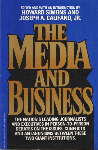 Imagen de archivo de The Media and Business a la venta por Presidential Book Shop or James Carroll