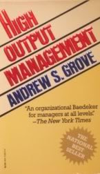 Imagen de archivo de High Output Management a la venta por ThriftBooks-Atlanta