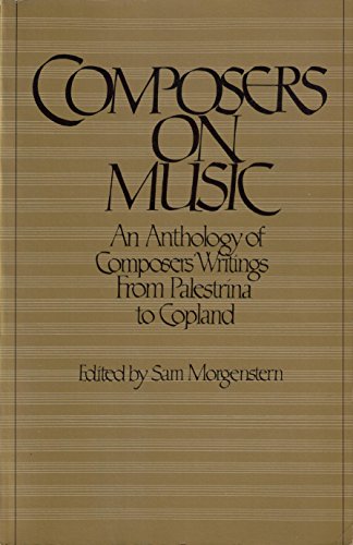 Imagen de archivo de Composers on Music a la venta por Wonder Book