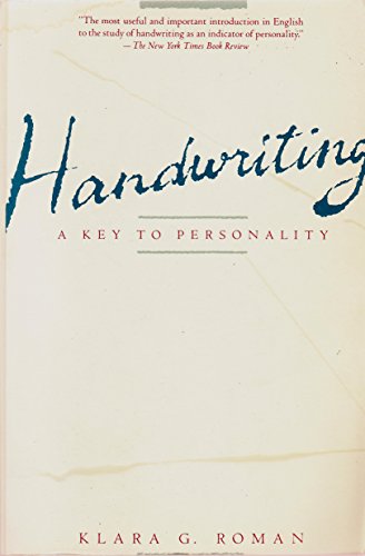 9780394730912: Handwriting: A Key to Personality